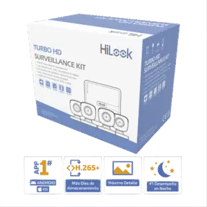 Kit de 4 Camaras Hikvision Hillook