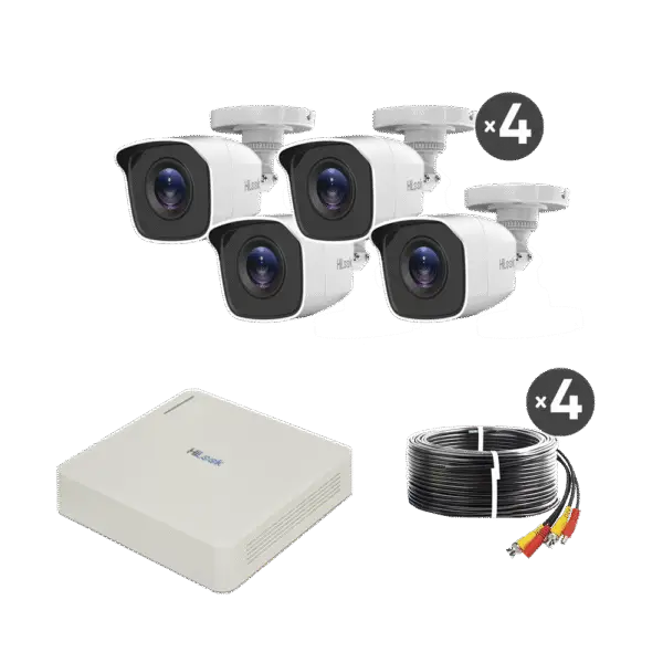 Kit de 4 Camaras Hikvision Hillook - Image 2